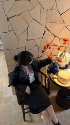 BU RIVERS Women's Stand Collar Biker Jacket - Loose Fit Casual Spring Leather Coat