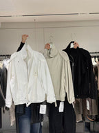 Best Seller! [BU RIVERS] Stand Collar Design Casual Commuter Utility Jacket Short Coat S32739# ZRY