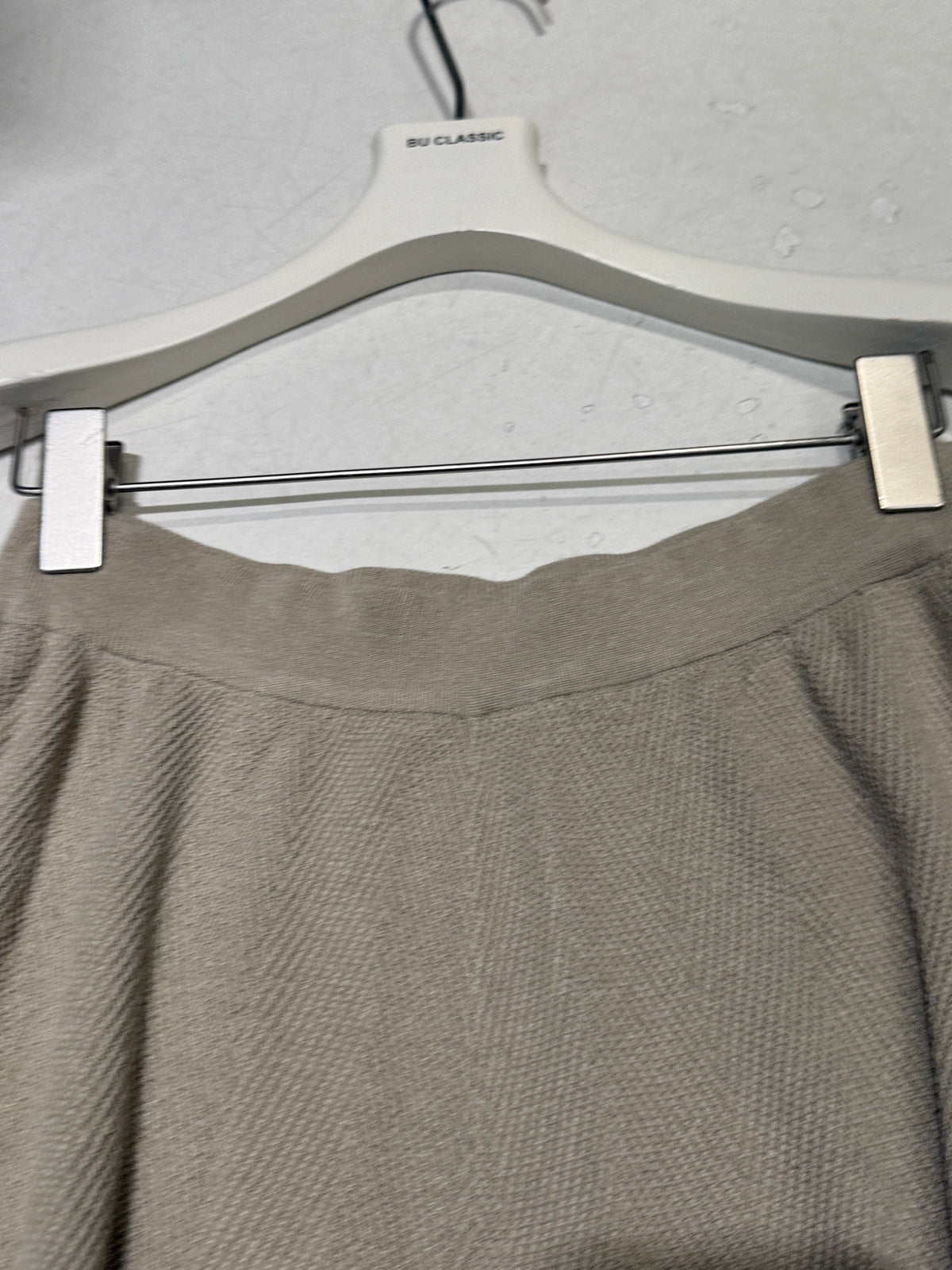 BU RIVERS Elegant High-Waisted Elastic Slimming Midi Skirt - Versatile Casual H-Line Pencil Skirt