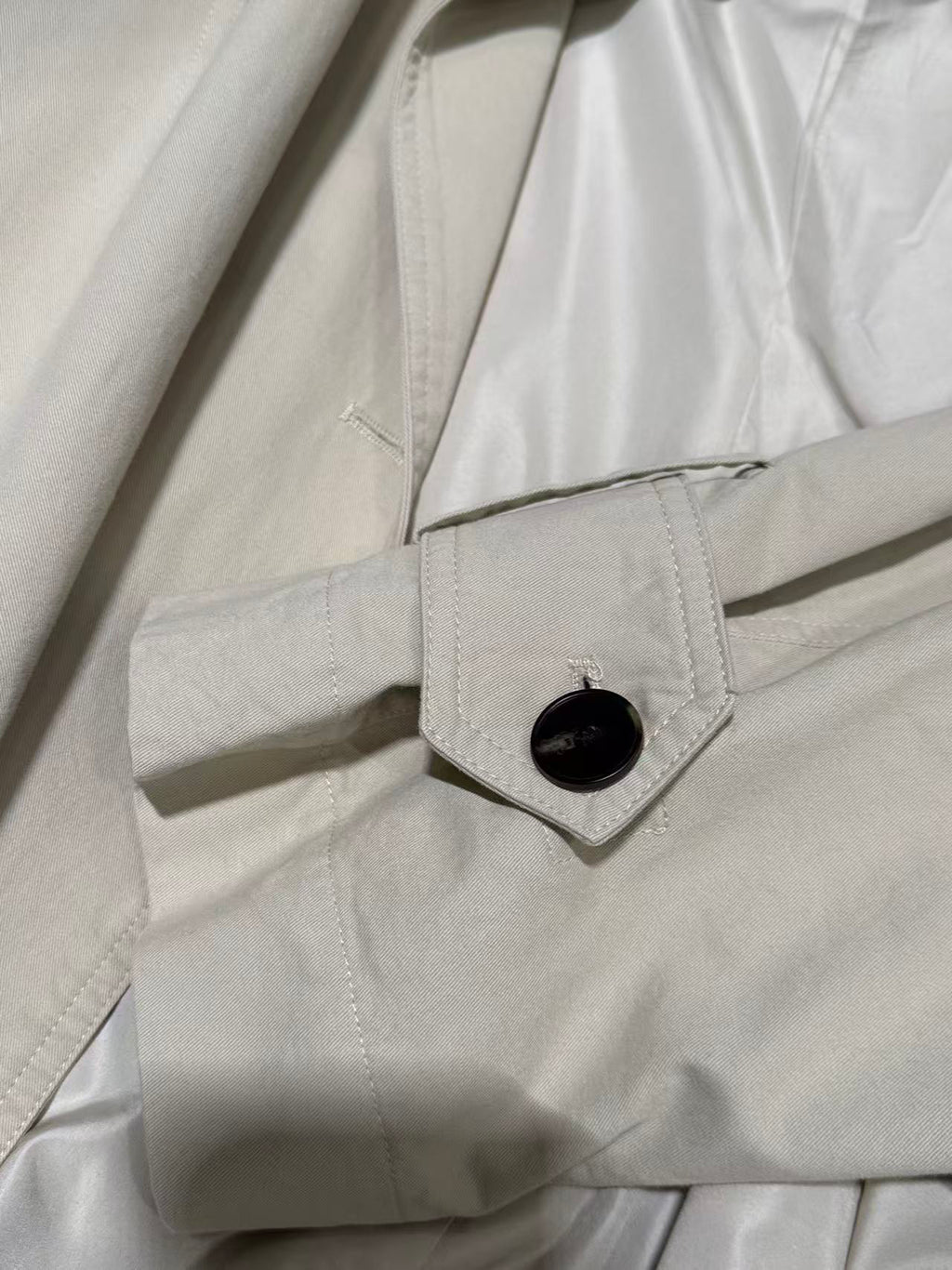 Spring New Arrival! 【BU RIVERS】 Stand Collar Temperament Commuter Mid-Length Trench Coat (with Belt) S32813# ZRY